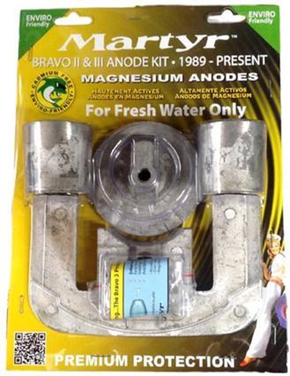 Mercruiser Bravo 2 & 3 Magnesium Anodeset