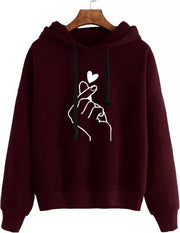 Hoodie/Dames Hoodie/Vest met Capuchon/Dames Sweater/Outdoortrui/Kleur: Bordeaux/ Maat: XS