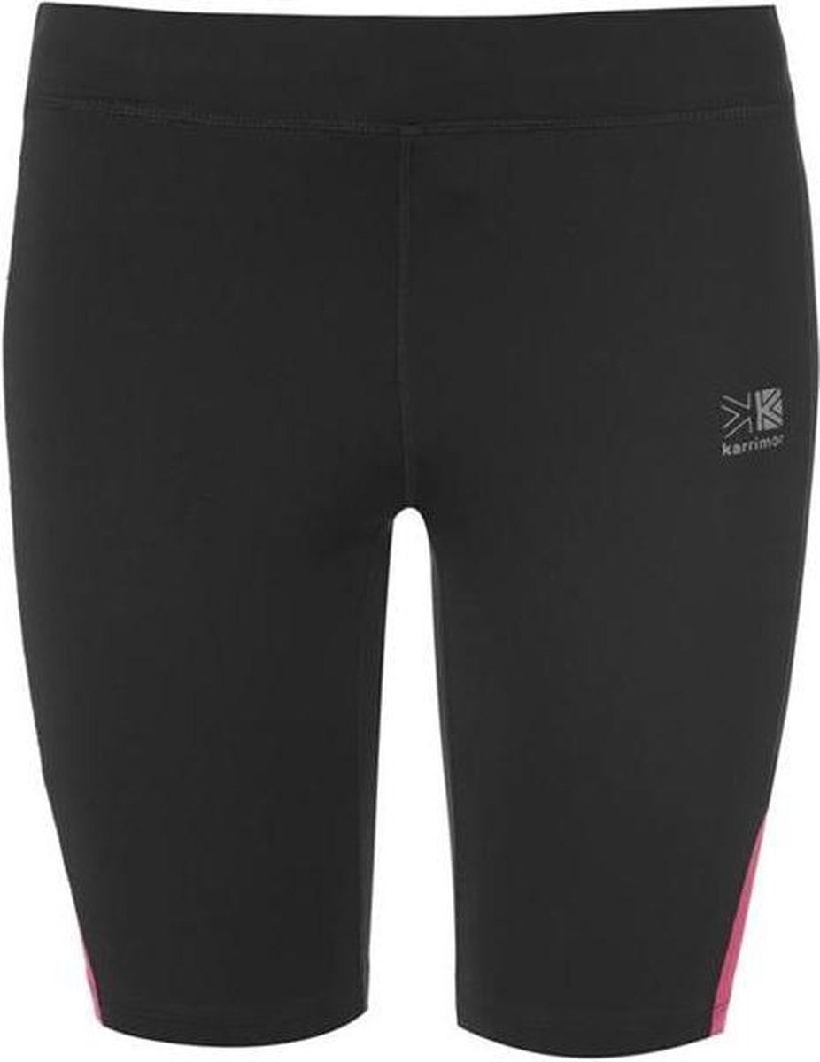 Karrimor Hardloop short Tight - Runningshort - Dames - Zwart/Roze - XXL