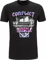 Conflict T-Shirt Muscle Cars Black
