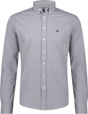 Haze&Finn Overhemd Indigo Blauw (MC15-0120-3 - IndigoEarthCheck)