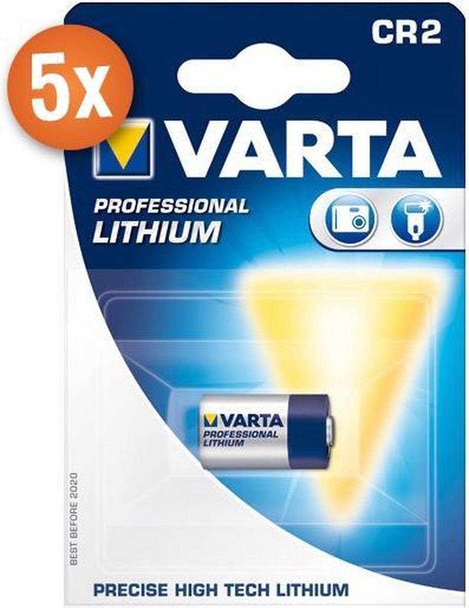 Varta Lithium CR2 3V - 5x blister 1