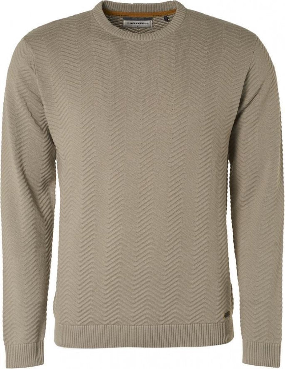 No Excess Pullover Organic Stone Grijs (97230854 - 014)