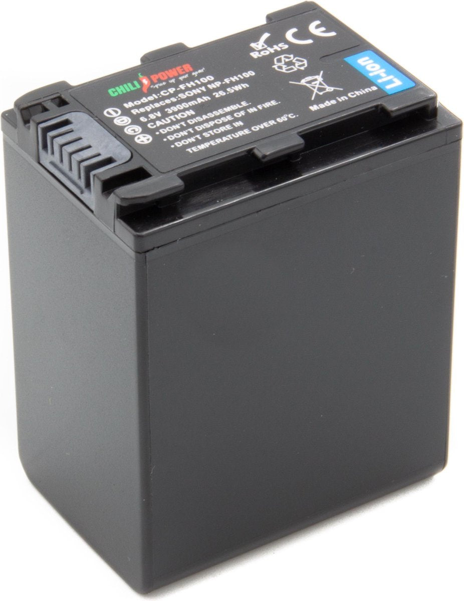 ChiliPower Sony NP-FH100 accu - 3900mAh