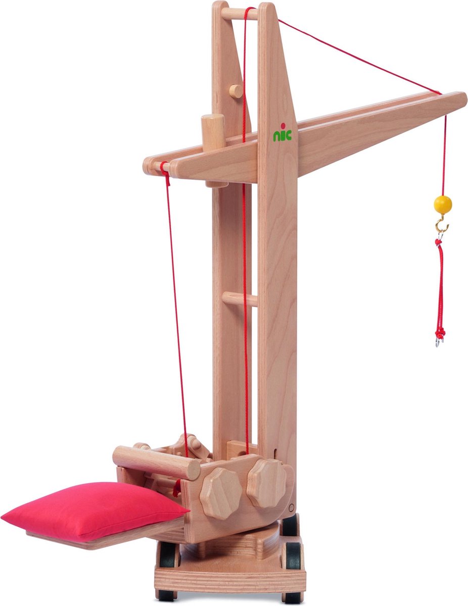 Nic Bouwkraan Zonder Voertuig 84 Cm Blank Hout