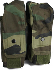 101Inc Molle pouch utility big A woodland camo