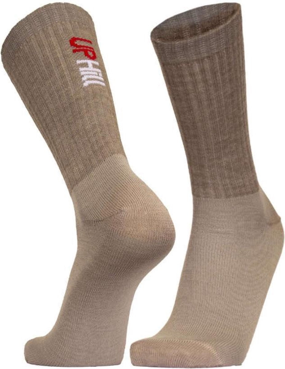 Uphillsport Wandelsokken Rokka Merinowol Kaki Maat 43-46