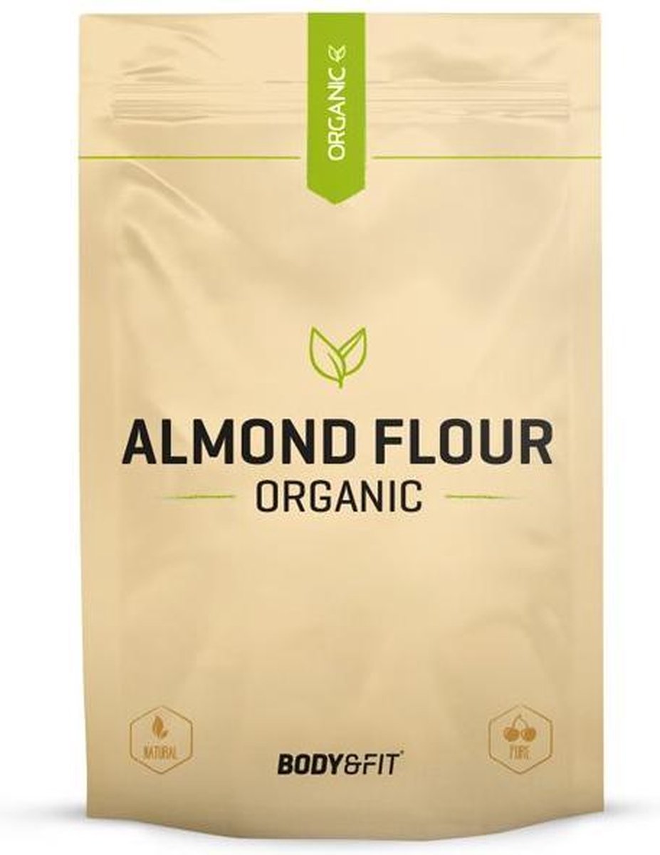 Body & Fit Biologisch Amandelmeel  - Glutenvrij en Eiwitrijk - 500 gram