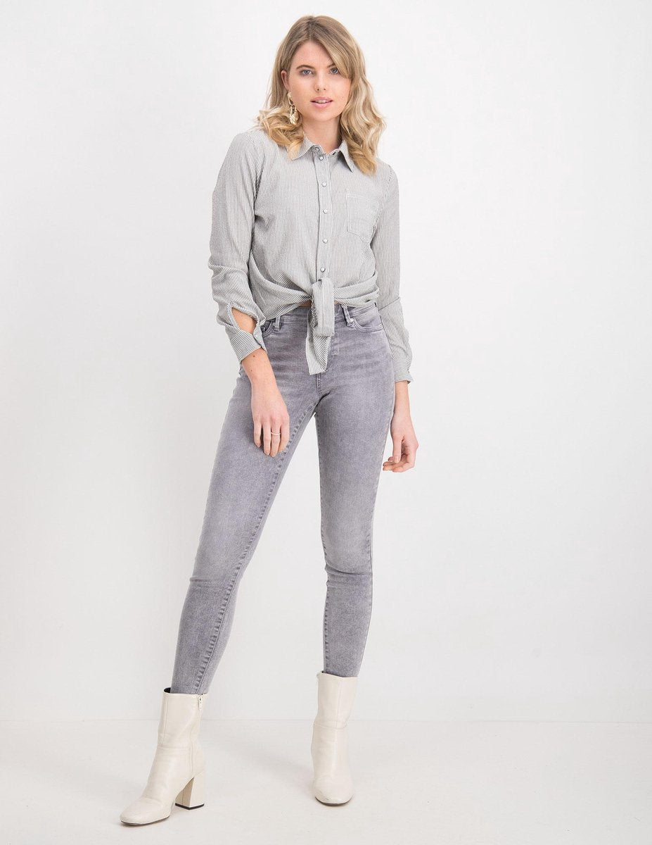 Only Wauw Life Dames Skinny Jeans - Maat W32 X L30