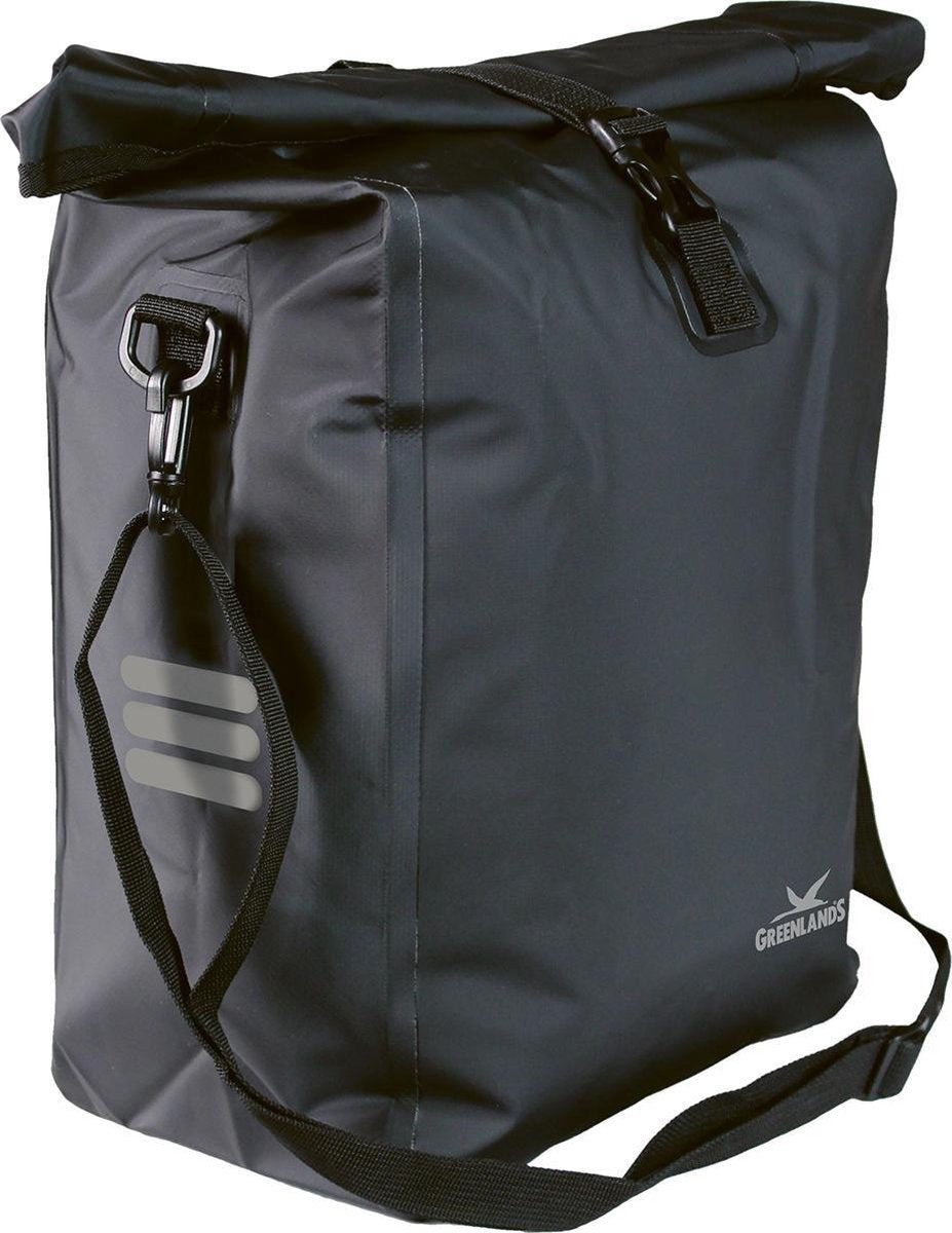 Greenlands - fietstas - waterproof - zwart - 23 liter
