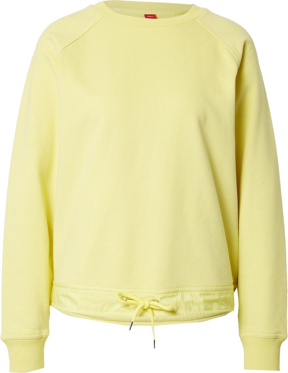 S.oliver sweatshirt Pasteelgeel-M