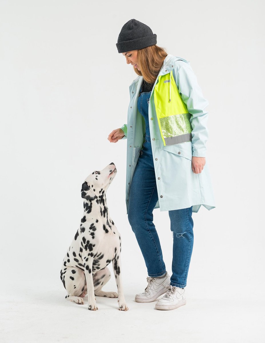 gofluo. Gloria Veiligheidshesje - Reflecterend hesje - Fluoriserend - Veiligheidsvest - Hardloophesje - Reflectie jas - Lichtgewicht - Veilig de weg op - Koraal - XXL
