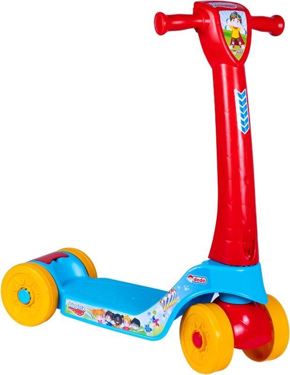 Dede - Kinderstep - Vanaf 1-3jaar - Opvouwbaar stuursysteem - Maximaal 20 kg