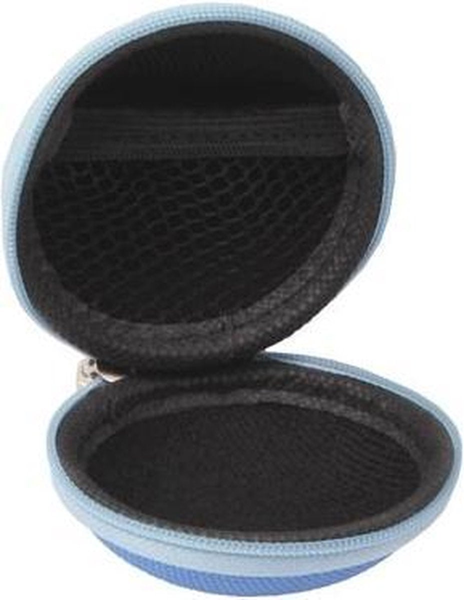 Mobigear Hoesje voor Headset / Oordopjes Blauw