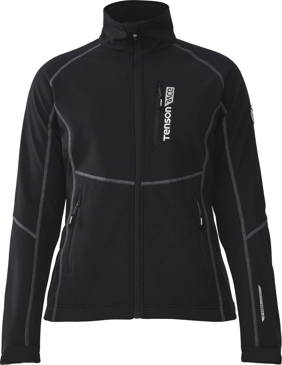 Tenson Race Softshell W - Outdoorjas - Dames - Zwart - Maat L
