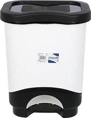 Een pedaal huisvuilemmer 18L IDEA BLACK / CREAM