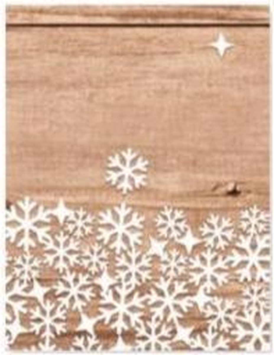 Duni tafelkleed Let it snow 138x220cm