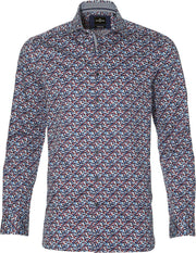 Jac Hensen Overhemd - Modern Fit - Rood - 4XL Grote Maten
