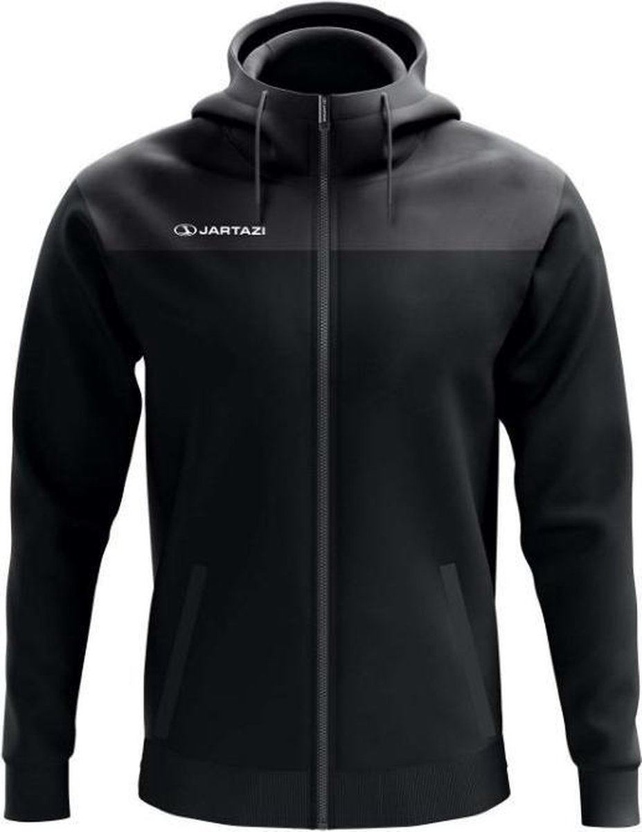 Jartazi Vest Met Capuchon Bari Jongens Polyester Zwart Mt 116