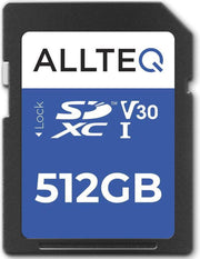 SD Kaart 512 GB | Geheugenkaart | SDXC | U3 | UHS-I - V30 | Allteq