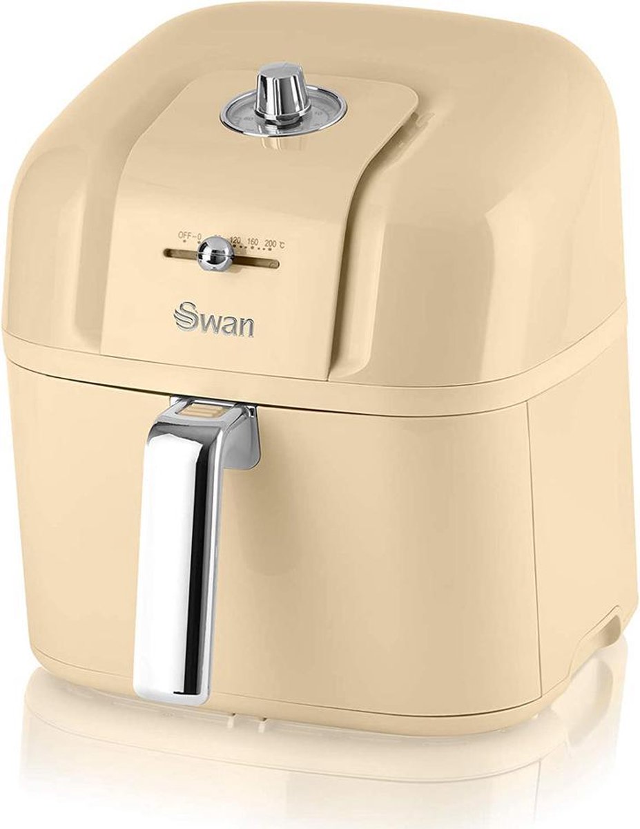 Swan Retro AirFryer - Creme - 6 Liter