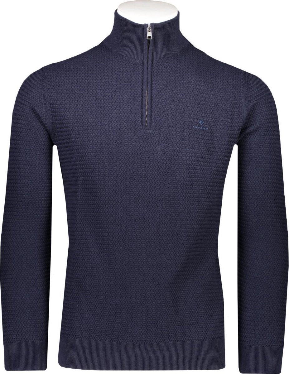 Gant Trui Blauw Normaal - Maat XXL - Heren - Lente/Zomer Collectie - Katoen