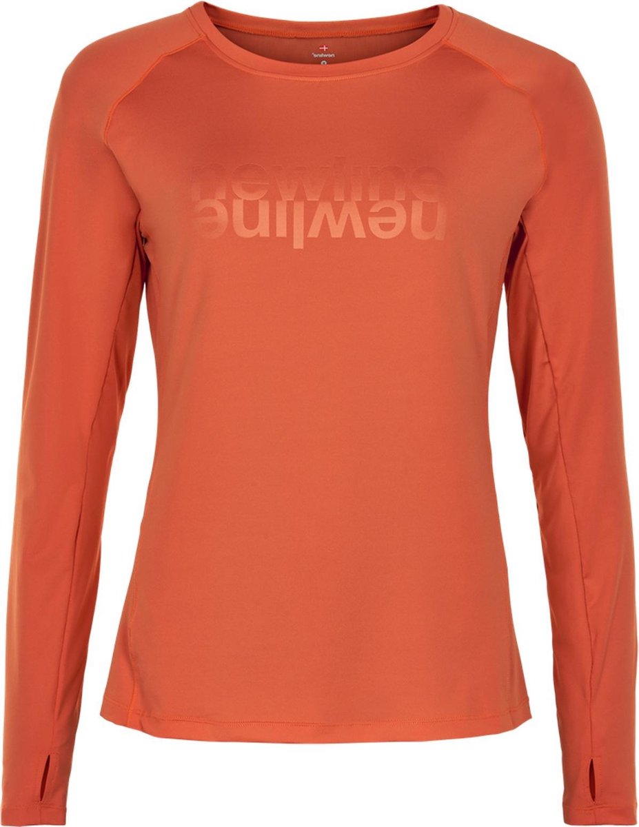 Newline Longsleeve  Sportshirt - Maat XL  - Vrouwen - oranje