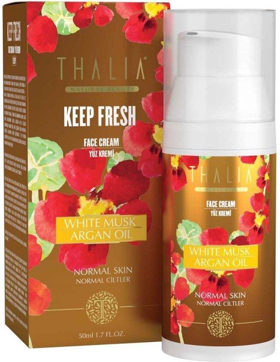 Thalia White Musk en ArganOlie GezichtsCrème (SPF 15) 50 ml