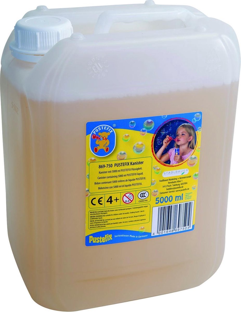Pustefix Zeepbellen vloeistof 5 liter