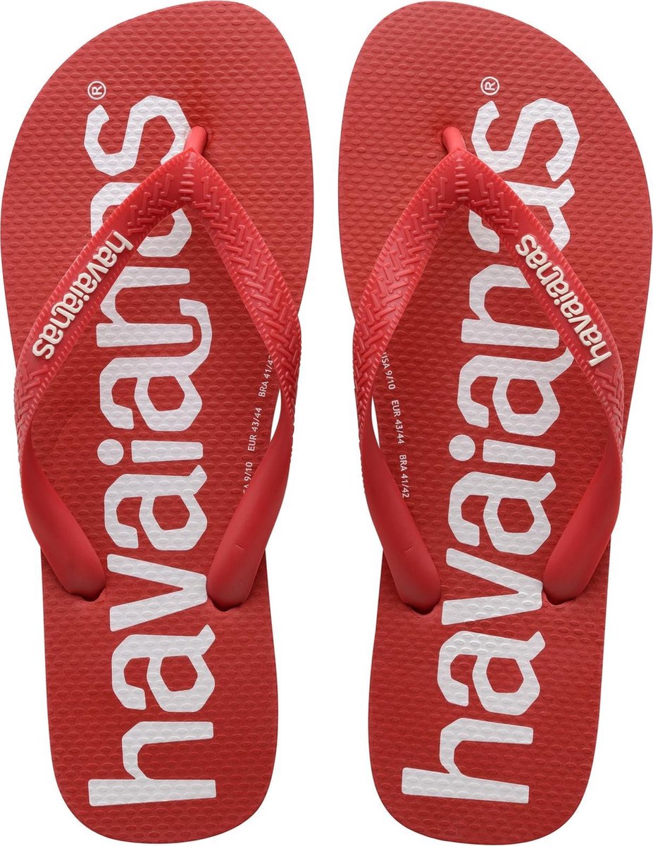 Havaianas Top Logomania Heren Slippers - Ruby Red - Maat 43/44