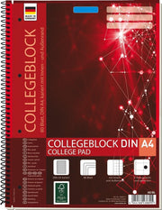 Collegeblok 80 vel A4 Ruit