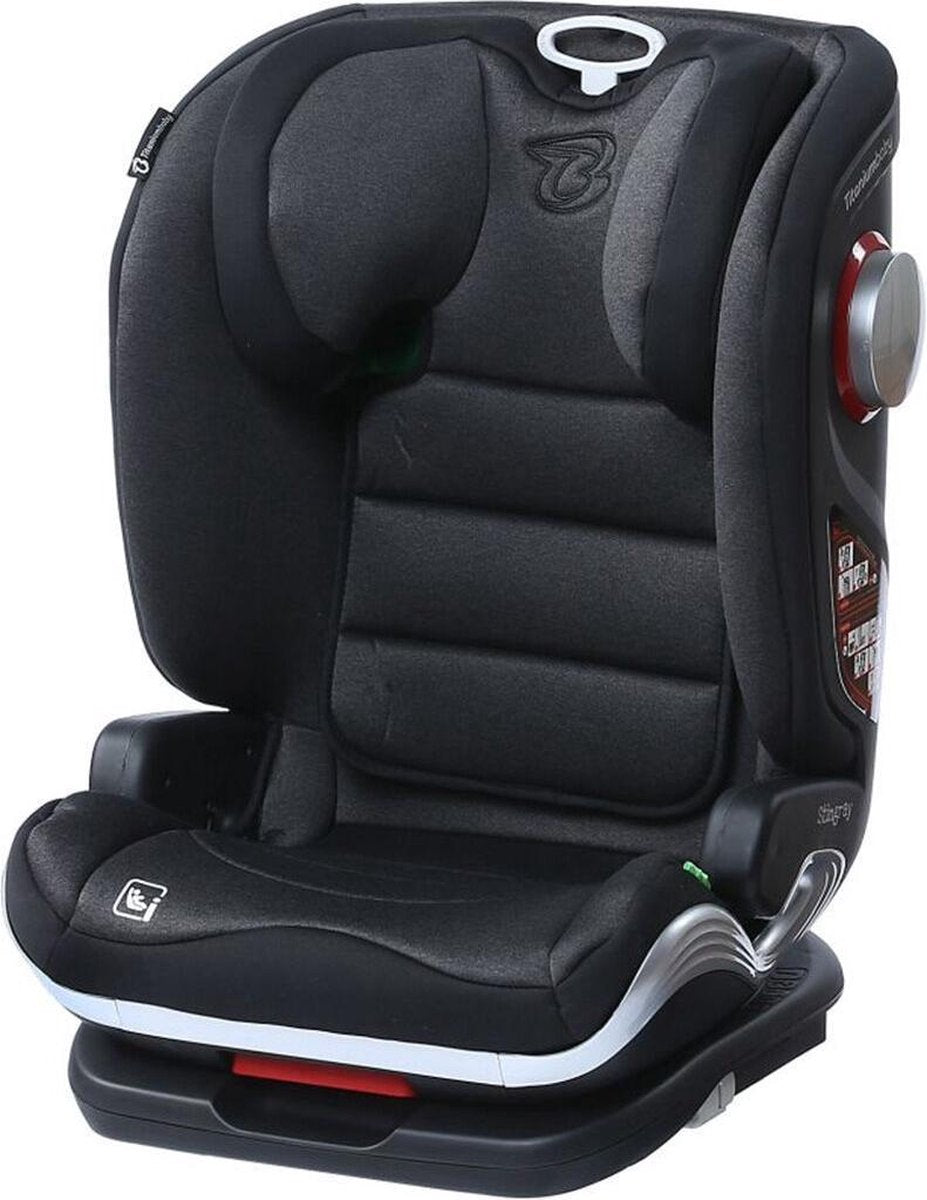 Titaniumbaby autostoel Stingray I-Size met isoFix Zwart (100-150cm)