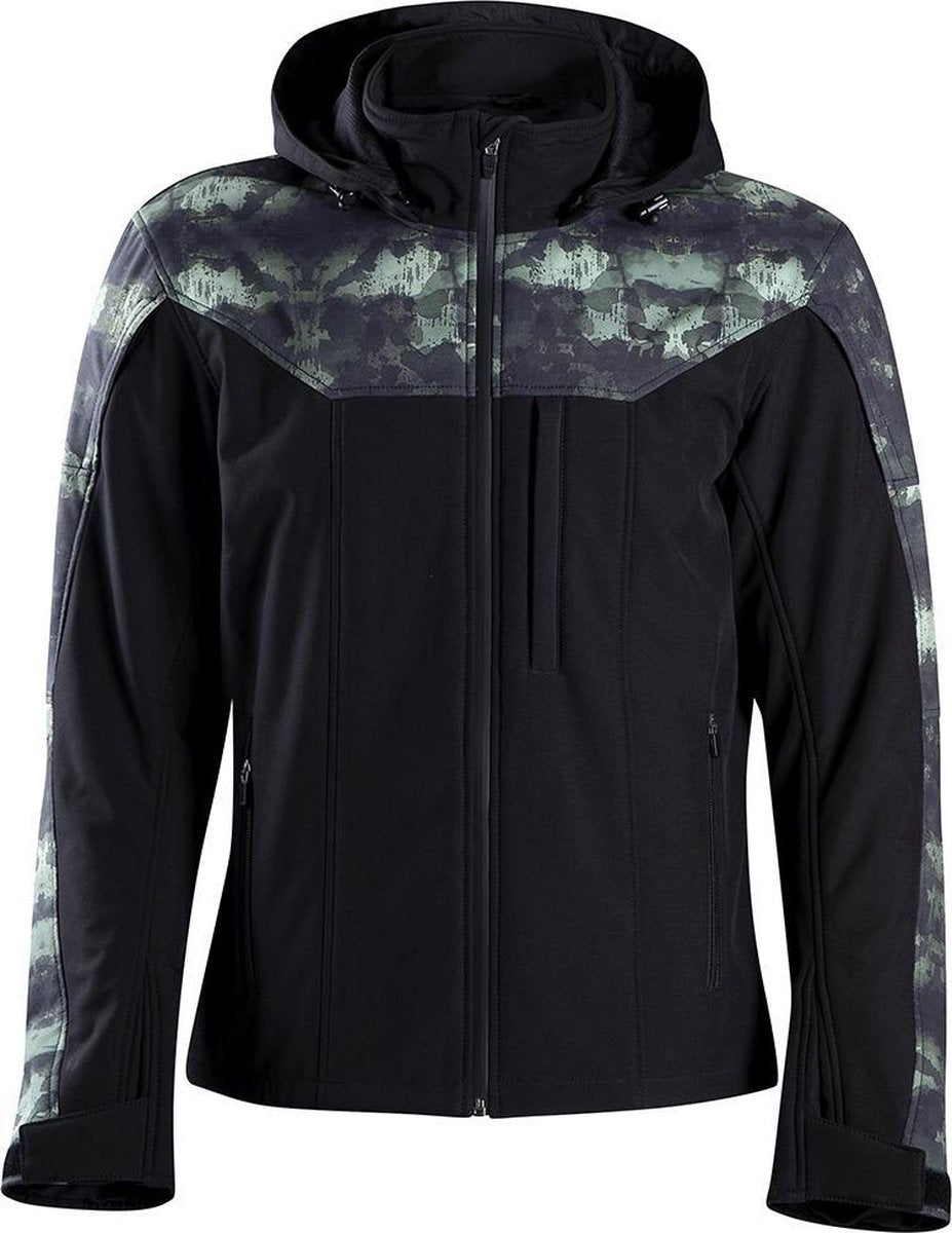 CLAW Timmy Softshell motorjack camouflage military textiel Motorjas Maat M