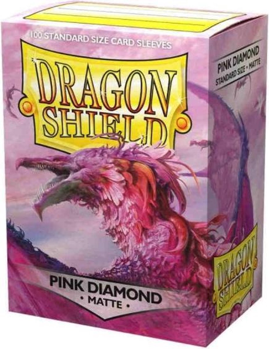 Dragonshield 100 Box Sleeves Matte Pink Diamond
