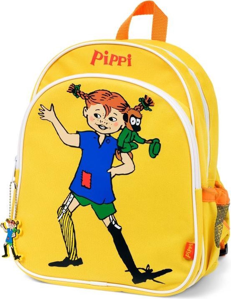 Micki Pippi Langkous rugtas (geel)