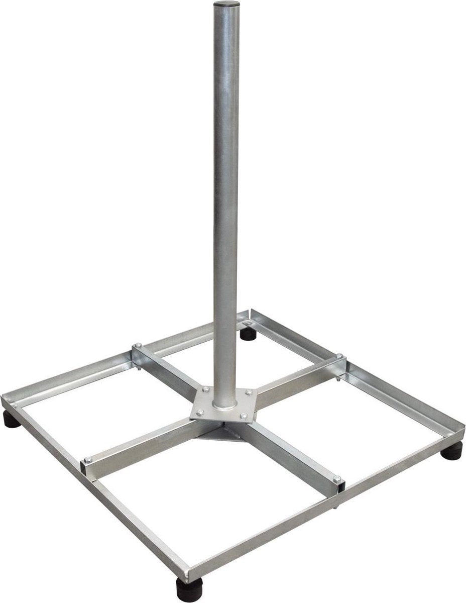Blueqon De Montabel Tegelvoet 30X30Hoogte 120 CM | 48 Ø - Antenne Montagebeugels