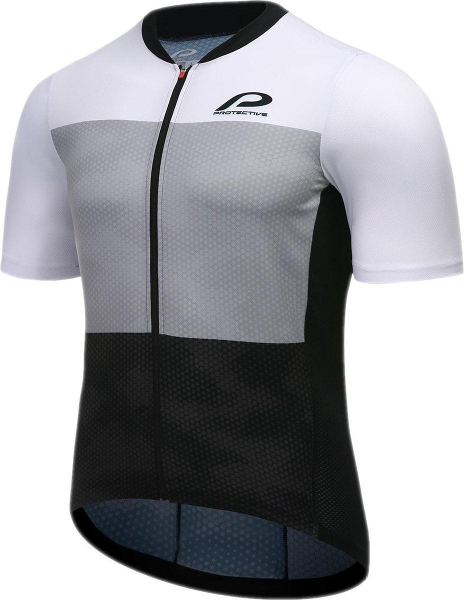 Protective Fietsshirt P-transform Heren Polyester Zwart/grijs Mt 4xl