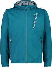 Cmp Outdoorjas Softshell Light Heren Polyester Turquoise Maat L