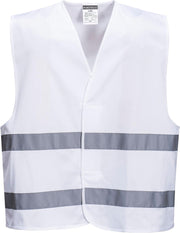 Verkeersvest Wit - Maat 2XL / 3XL