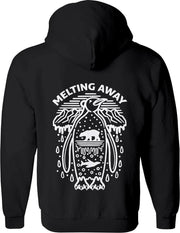 Pinguin vest Heren – Simpel Pinguins vest met capuchon Dames – Perfect Sweatvest Antartica Wildlife - Dieren  vest Cadeau – Dierenkop hoodie met rits - Maat 3XL