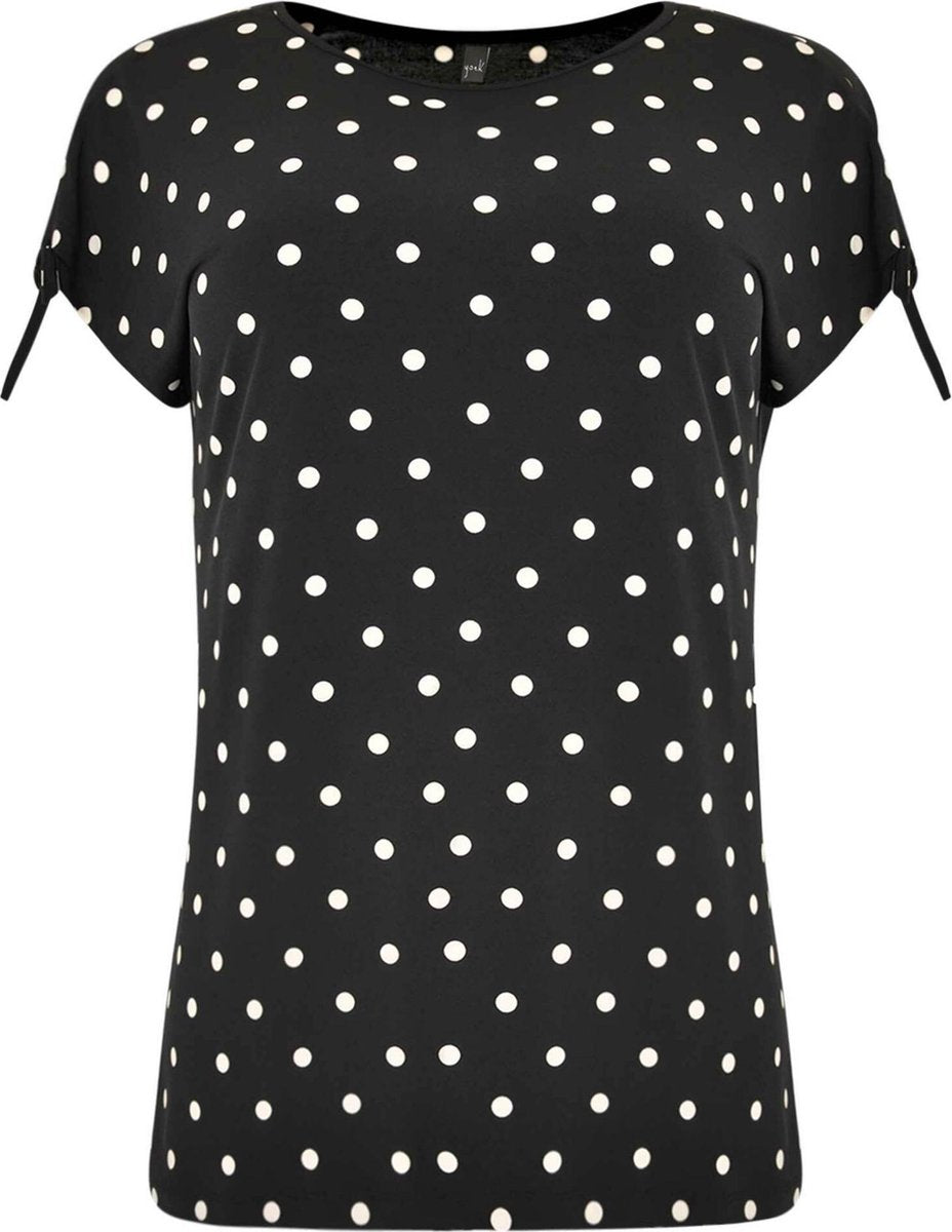 Yoek T-shirt met stippenprint
