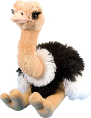Wild Republic Knuffel Struisvogel 30 Cm Pluche Bruin/zwart