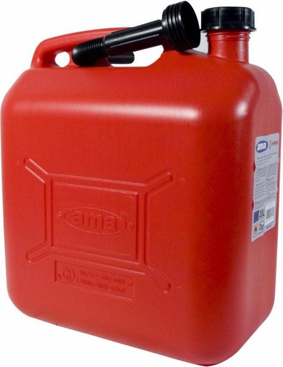 Jerrycan 10 liter met flexibele tuit - kunststof