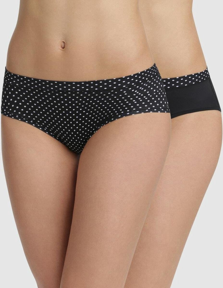 Dim Body Mouv Dames Boxer- 2-Pack -Zwart/Zwart- Maat L