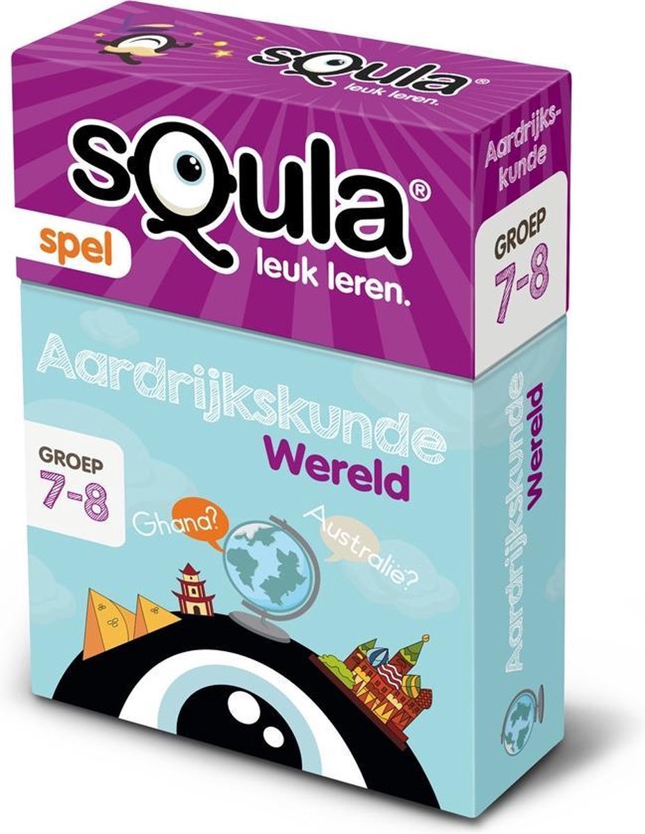 Identity Games Spel Squla Aardrijkskunde Kaartspel - Speelgoed - Spellen
