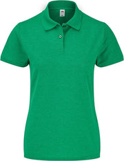 Fruit of the Loom Dames/dames Dame Fit Piqué Polo Shirt (Groene heide)