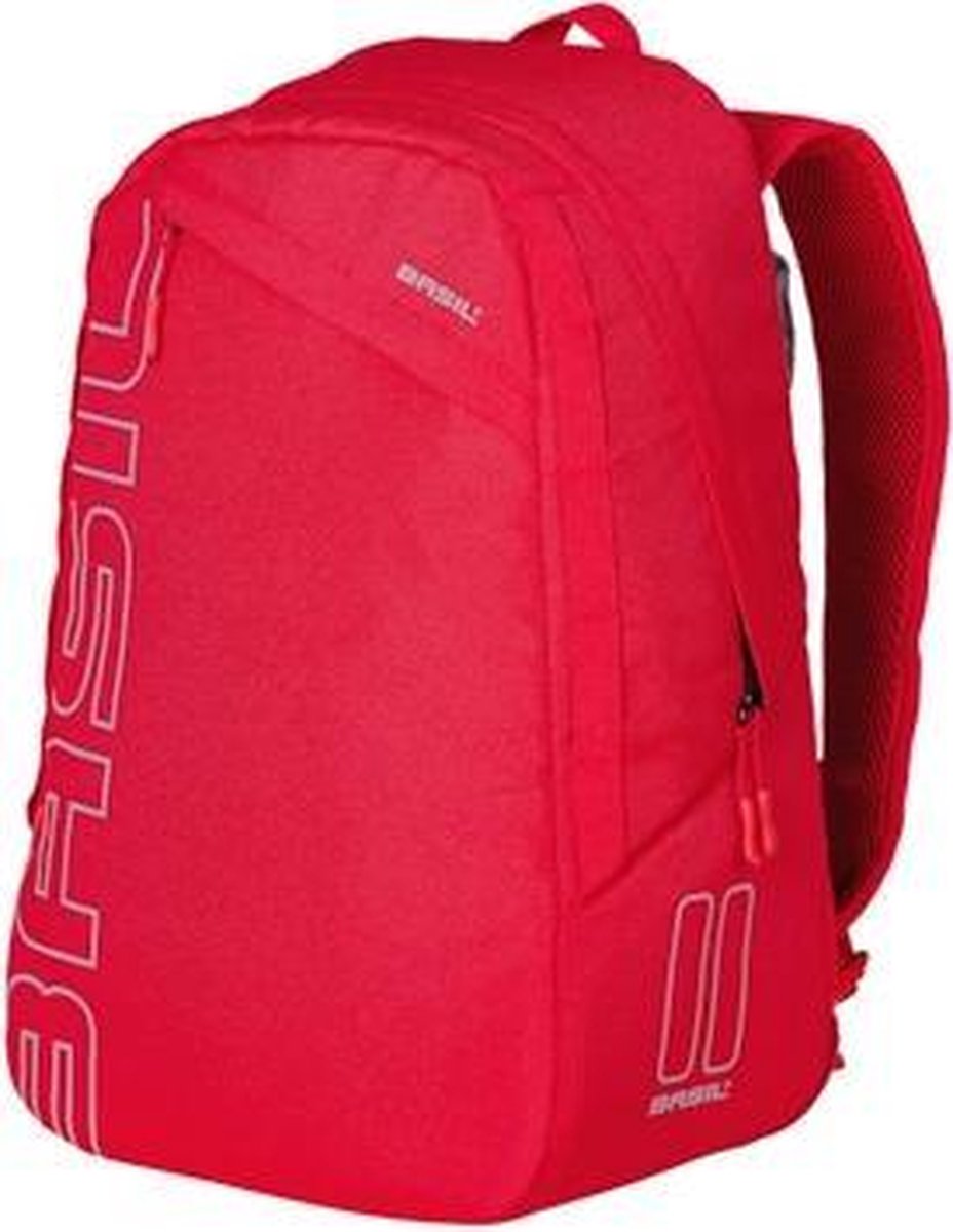 Basil Flex Fietsrugzak - Enkele fietstas - Rood - 17 Liter