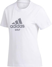 Adidas Golf T-shirt Dames Katoen/polyester Wit Maat Xs