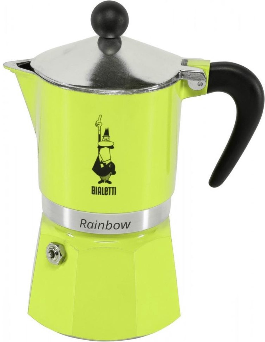 Bialetti Rainbow Groen Percolator 200ml – 3 kops