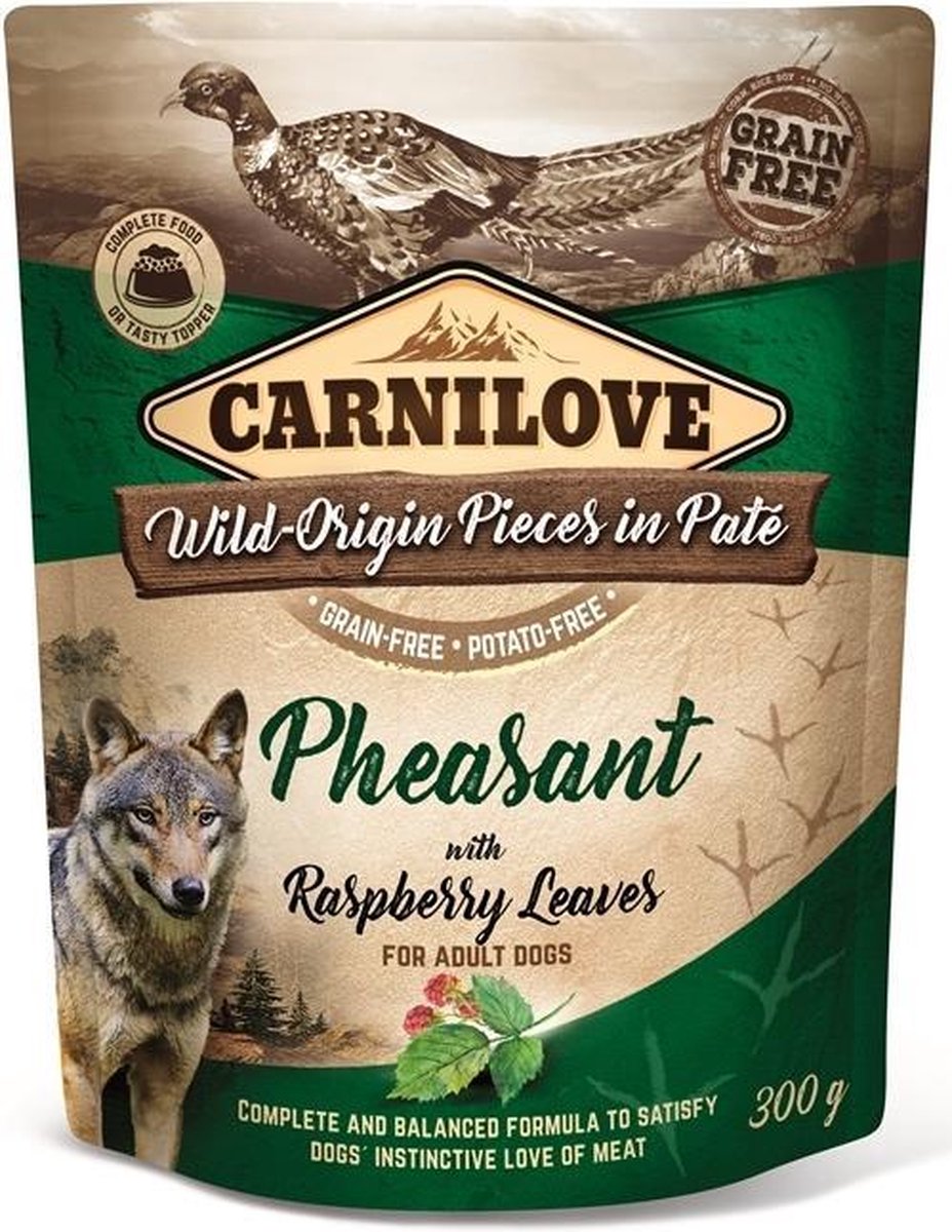 Carnilove Pouch Phaesant with Raspberry Leaves